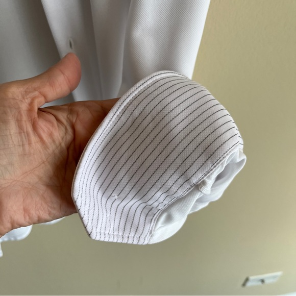 Ministry of Supply Men Classic White Button Down Shirt 17 - 17.5 - Picture 5 of 6